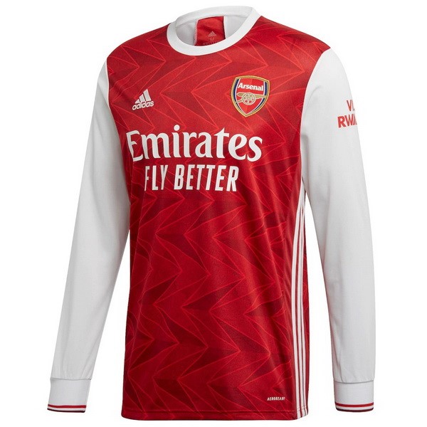 Tailandia Camiseta Arsenal 1ª Kit ML 2020 2021 Rojo